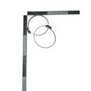 Ver imagem 7 de Kit 2 Un Abraçadeira Regulagem 71mm até 101mm Rosca 7 À 10cm Metal 12mm Espessura Aço para Mangueira