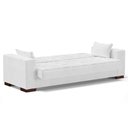 Ver imagem 6 de Sofá Cama para Sala de Estar Lisboa Couríssimo Branco - Ibiza
