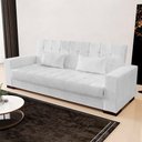 Ver imagem 2 de Sofá Cama para Sala de Estar Lisboa Couríssimo Branco - Ibiza