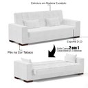 Ver imagem 3 de Sofá Cama para Sala de Estar Lisboa Couríssimo Branco - Ibiza