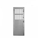 Ver imagem 1 de Porta Postigo Aluminio Brilhante 2.10 x 0.80 Lado Direito - Hale