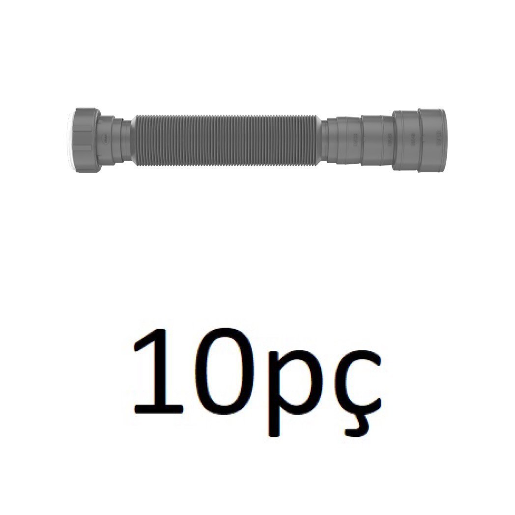 Sifão Tubo Extensivo Cinza Blukit Kit c/10 - 2