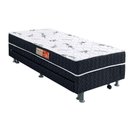 Ver imagem 1 de Cama Box c/Auxiliar Conjugado Solteiro: Colchão Molas Bonnel Springs Black (88x188x41) Pelmex