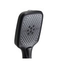 Ver imagem 3 de Ducha Manual Abs Preto Fosco 3 Jatos C/ Mangueira e Desviador