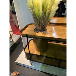 Aparador Laminado Decorativo 2 Gavetas com Suporte para Planta - Oasis - Móveis Montanhês - 4 Aparador Laminado Decorativo 2 Gavetas com Suporte para Planta - Oasis - Móveis Montanhês - 4