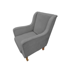 Poltrona Confortável para Amamentação Ester - Dritex:suede Cinza Escuro - 2