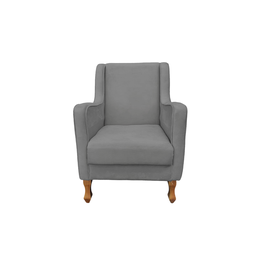 Poltrona Confortável para Amamentação Ester - Dritex:suede Cinza Escuro - 1