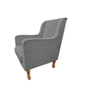 Poltrona Confortável para Amamentação Ester - Dritex:suede Cinza Escuro - 4