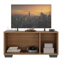 Ver imagem 4 de Rack para Tv até 32 Polegadas com 3 Portas Multimóveis Mp1068 Rustic/preto