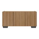 Ver imagem 5 de Rack para Tv até 32 Polegadas com 3 Portas Multimóveis Mp1068 Rustic/preto