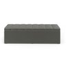 Calçadeira Baú Navi 140 para Cama de Casal N-023 Veludo Cinza Claro Aradecor - 2