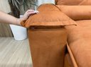 Ver imagem 4 de Sofá Retrátil e Reclinável 2,00m em Tecido Veludão C/ Pillow Nos Braços Athenas - Montagem Inclusa:t