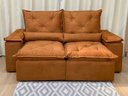 Ver imagem 3 de Sofá Retrátil e Reclinável 2,00m em Tecido Veludão C/ Pillow Nos Braços Athenas - Montagem Inclusa:t
