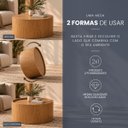 Ver imagem 7 de Mesa de Centro Dois em Um de Madeira Redonda 60cm Freijó