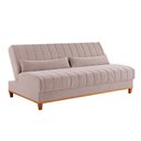 Ver imagem 2 de Sofá Cama 3 Lugares Reclinável Tequila Rosa - Viero Móveis