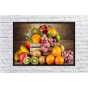 Ver imagem 2 de Quadro Decorativo Frutas Cozinha Decorações Com Moldura G02
