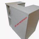 Ver imagem 2 de Gabinete Banheiro Pia Coluna Luxo com 1 Porta Soft Gb - Ecoplanejados