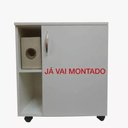 Ver imagem 3 de Gabinete Banheiro Pia Coluna Luxo com 1 Porta Soft Gb - Ecoplanejados