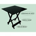 Ver imagem 6 de Kit 5 Conjuntos Dobráveis 70x70 Preto 5 Mesas 20 Cadeiras Preto