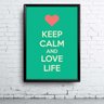 Quadro Keep Calm 5 A4 - 1