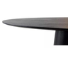 Mesa de Jantar Cone Oval 160x90 Cm Base Madeira Ebano Tampo Ebano Linn Design Decor - 2
