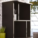 Ver imagem 3 de Escrivaninha Suspensa Lilac 135cm Preto Fosco Colibri Decor