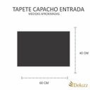 Ver imagem 2 de Tapete Capacho Decorativo Não Repare A Bagunça 60x40cm