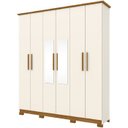 Ver imagem 2 de Guarda-Roupa Roupeiro Henn Cover 6 Portas 3 Gavetas - De211-129