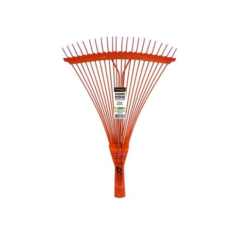 Kit 10 Vassoura Metal Jardinagem Regulável 22 Arames com Cabo - Famastil