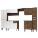 Ver imagem 3 de Cozinha Completa Emilly Armário Balcão Branco/Rustic Madesa