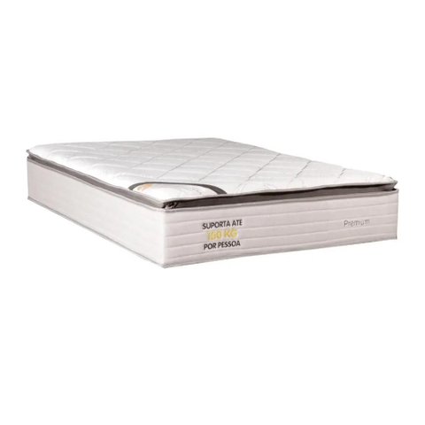 Colchão Casal Molas Ensacadas Pillow Top Bom Pastor Premium 138cm