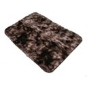 Ver imagem 1 de Tapete Passadeira Shaggy Felpudo Marrom Mesclado 1,00x0,55M