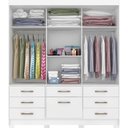 Ver imagem 3 de Guarda-Roupa Roupeiro Panan Luiza 3 Portas 7 Gavetas