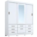 Ver imagem 1 de Guarda-Roupa Roupeiro Panan Luiza 3 Portas 7 Gavetas