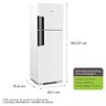 Refrigerador 2 Portas 386 L Frost Free Crm44abana Consul Branco 127v - 4