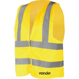 Colete Refletivo sem Bolso Amarelo Cv102 - Vonder - 1