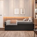 Ver imagem 6 de Cama Box Solteiro 02 Gavetas Dengo:preto