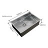 Cuba Em Inox quadrada 60X40 Cozinha Gormet - 2