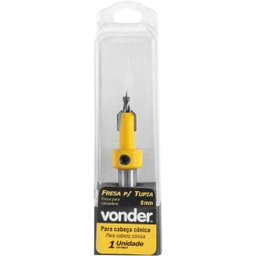 Fresa com Dentes Vídea para Cabeça Cônica 8mm Vonder - 3