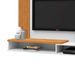 Painel Para TV até 52 Polegadas Intense Ripado com Prateleira - Móvebrinque - 4