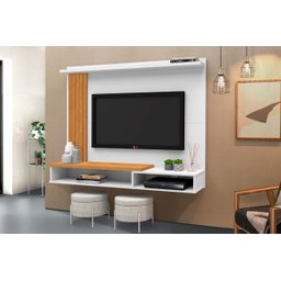 Painel Para TV até 52 Polegadas Intense Ripado com Prateleira - Móvebrinque - 1