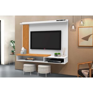 Painel Para TV até 52 Polegadas Intense Ripado com Prateleira - Móvebrinque