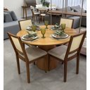 Ver imagem 2 de Mesa de Jantar Base Cone em Madeira Laminada 90cm