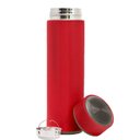 Ver imagem 1 de Garrafa Térmica Inox Portatil 500ml Tampa Sensor Temperatura Cor:vermelho;tamanho:500ml;gênero: