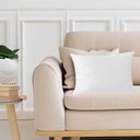 Ver imagem 2 de Kit 2 Capas para Almofada em Veludo Liso Retangular 60x40 Cor:branco