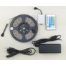 Kit Fita LED 5050 RGB Colorida 300 Leds 5 Metros 12V IP65 + Controle Remoto + Fonte - 2