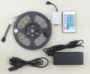 Ver imagem 2 de Kit Fita LED 5050 RGB Colorida 300 Leds 5 Metros 12V IP65 + Controle Remoto + Fonte