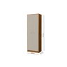 Conjunto 3 Armários Organizador Office Escritório Offwhite com Nature - Rede Móveis - 6