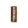 Conjunto 3 Armários Organizador Office Escritório Offwhite com Nature - Rede Móveis - 2