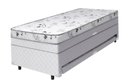 Ver imagem 2 de Bicama Box Baú Solteiro Conjugado de Molas com Cama Auxiliar Bicama 3 em 1 - Matelassê Branco